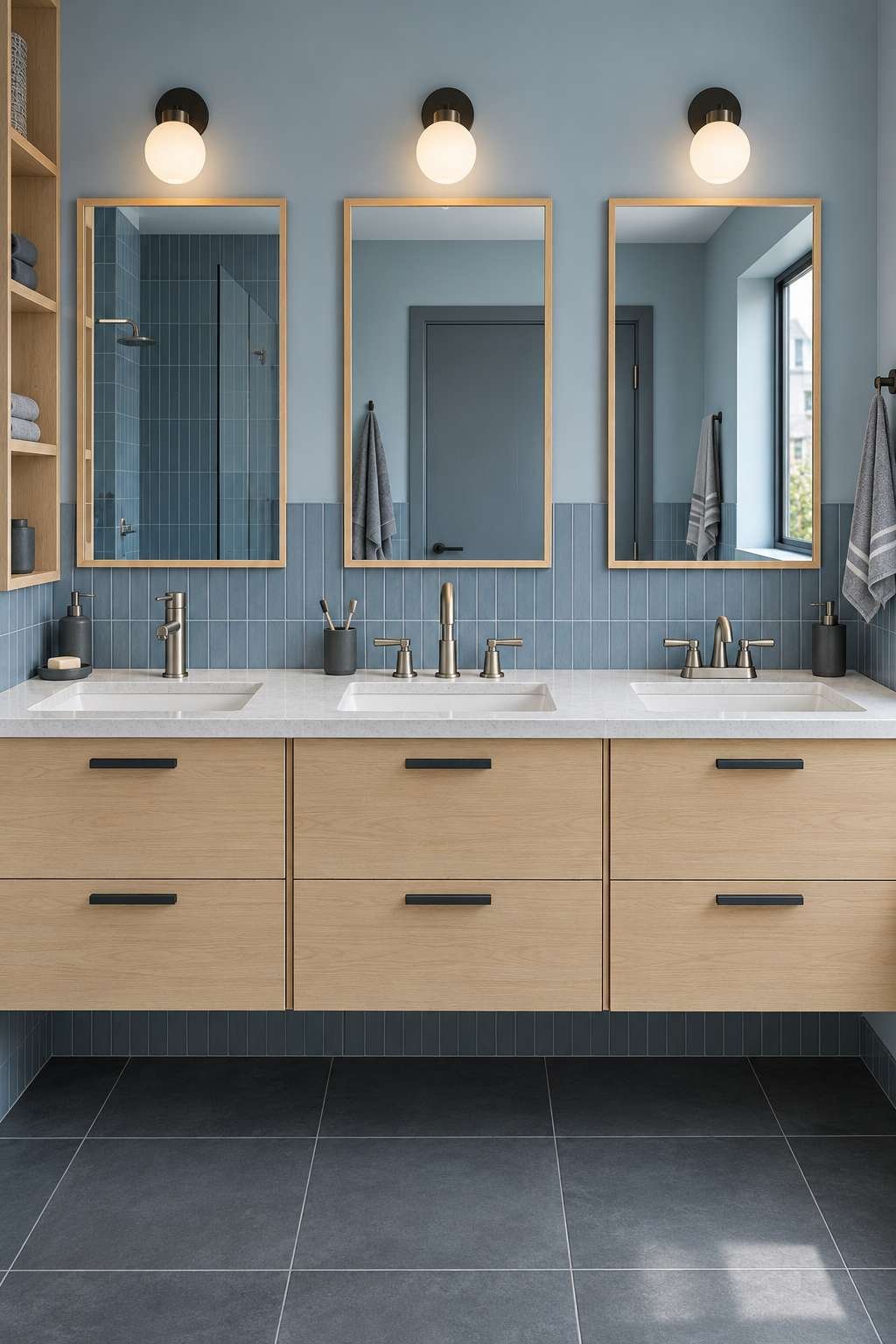 Comparison of single-hole, widespread, and center-set faucet styles