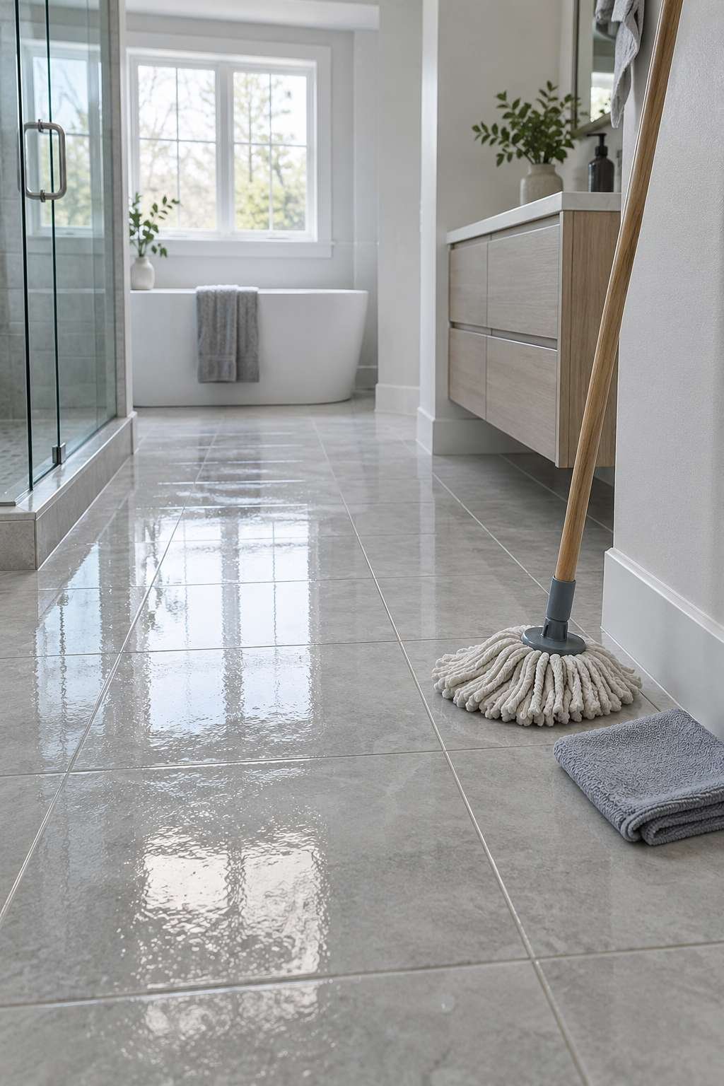 Freshen Rugs, Towels, and Final Touches